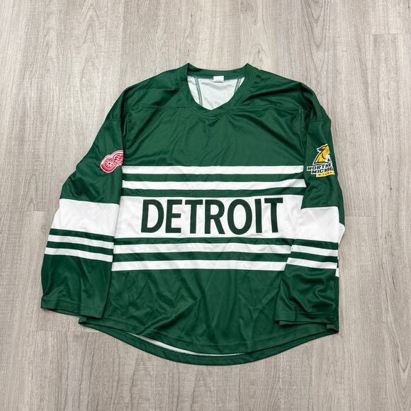 NHL Detroit Red Wings Hockey Jersey Men's Small Northern Michigan University - Picture 1 of 8